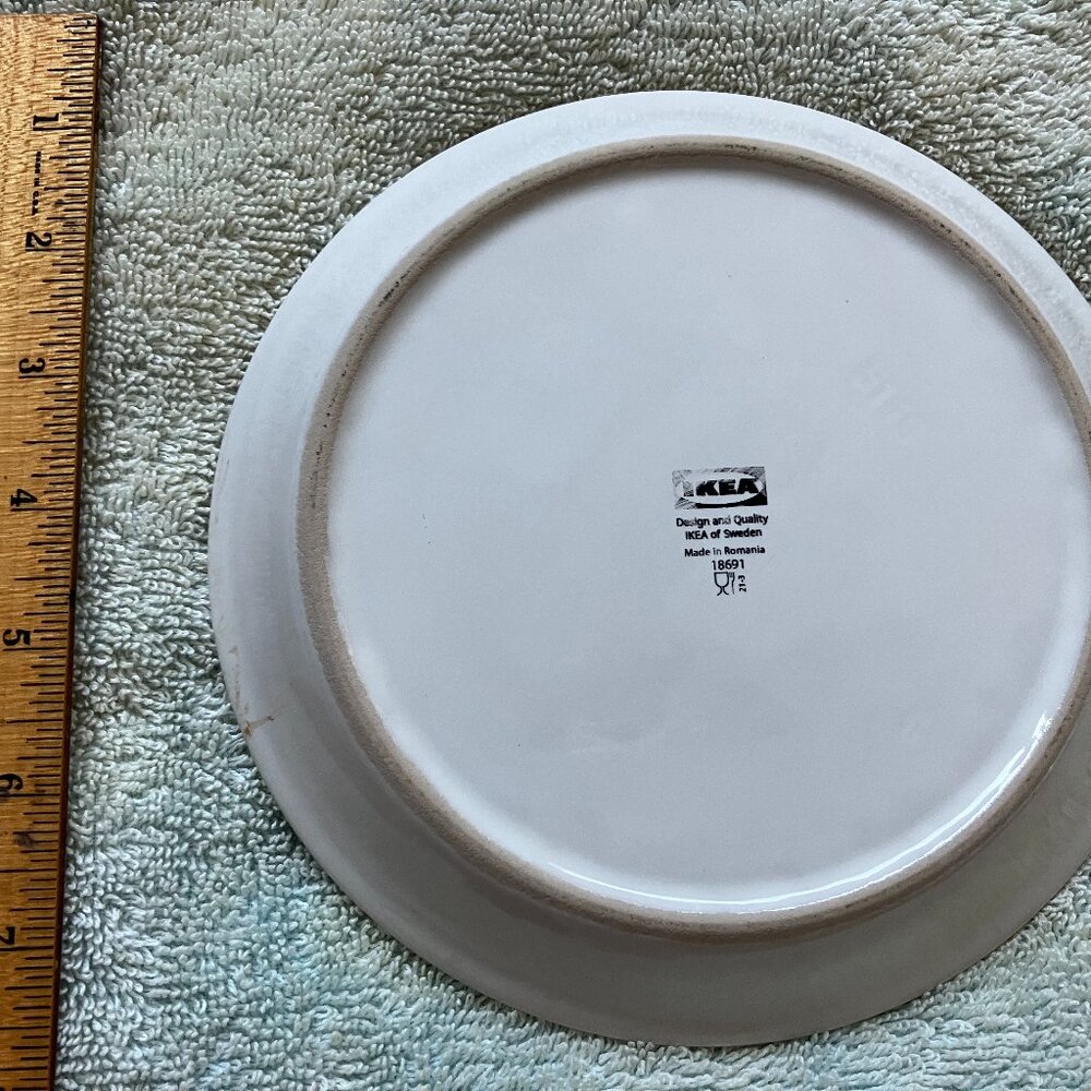 Set of 3 Ikea Dessert Salad Side Plates FRIKOSTIG 7 3/8" - Picture 2 of 3